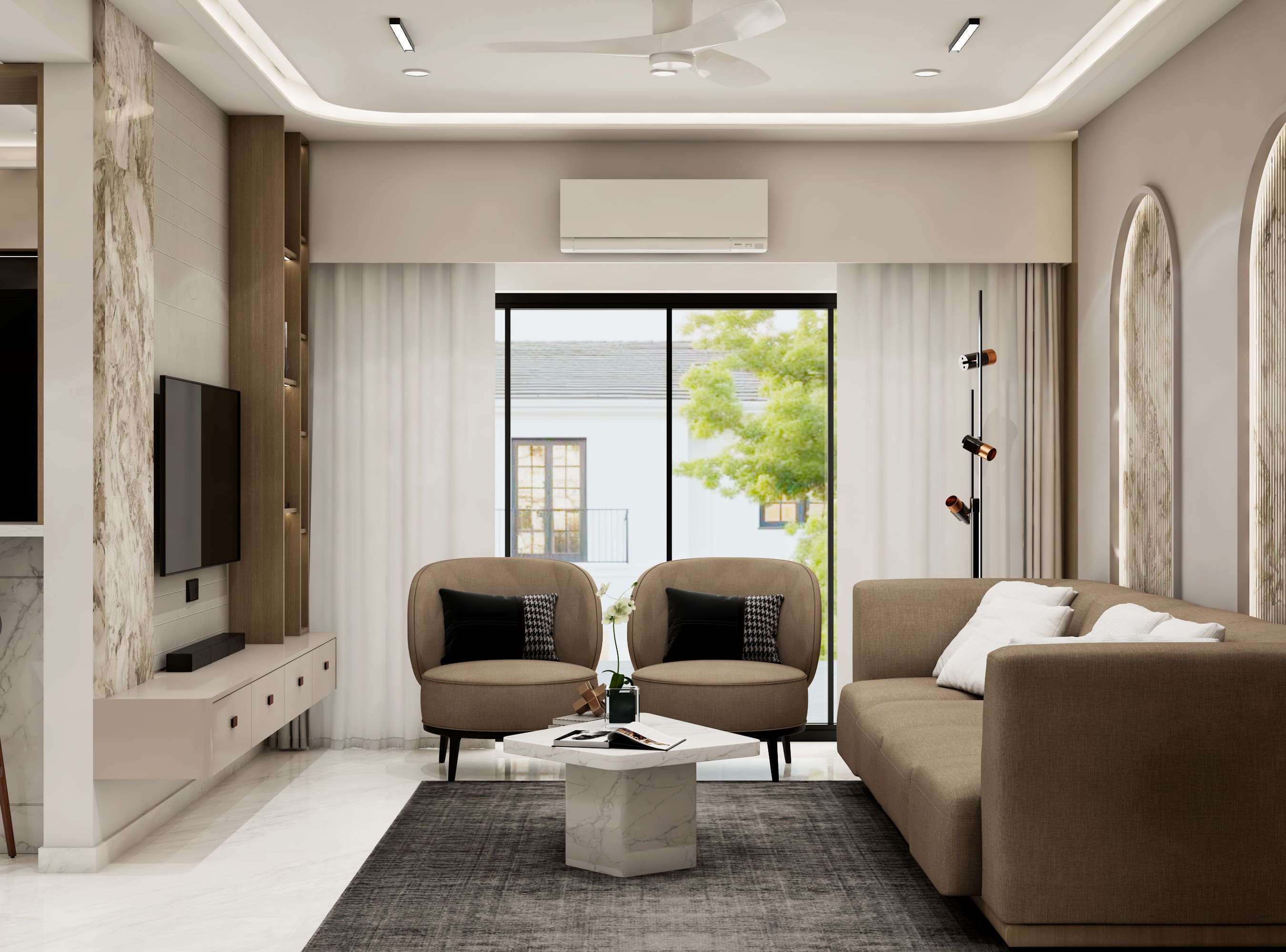 4BHK Apartment Interior Udaipur