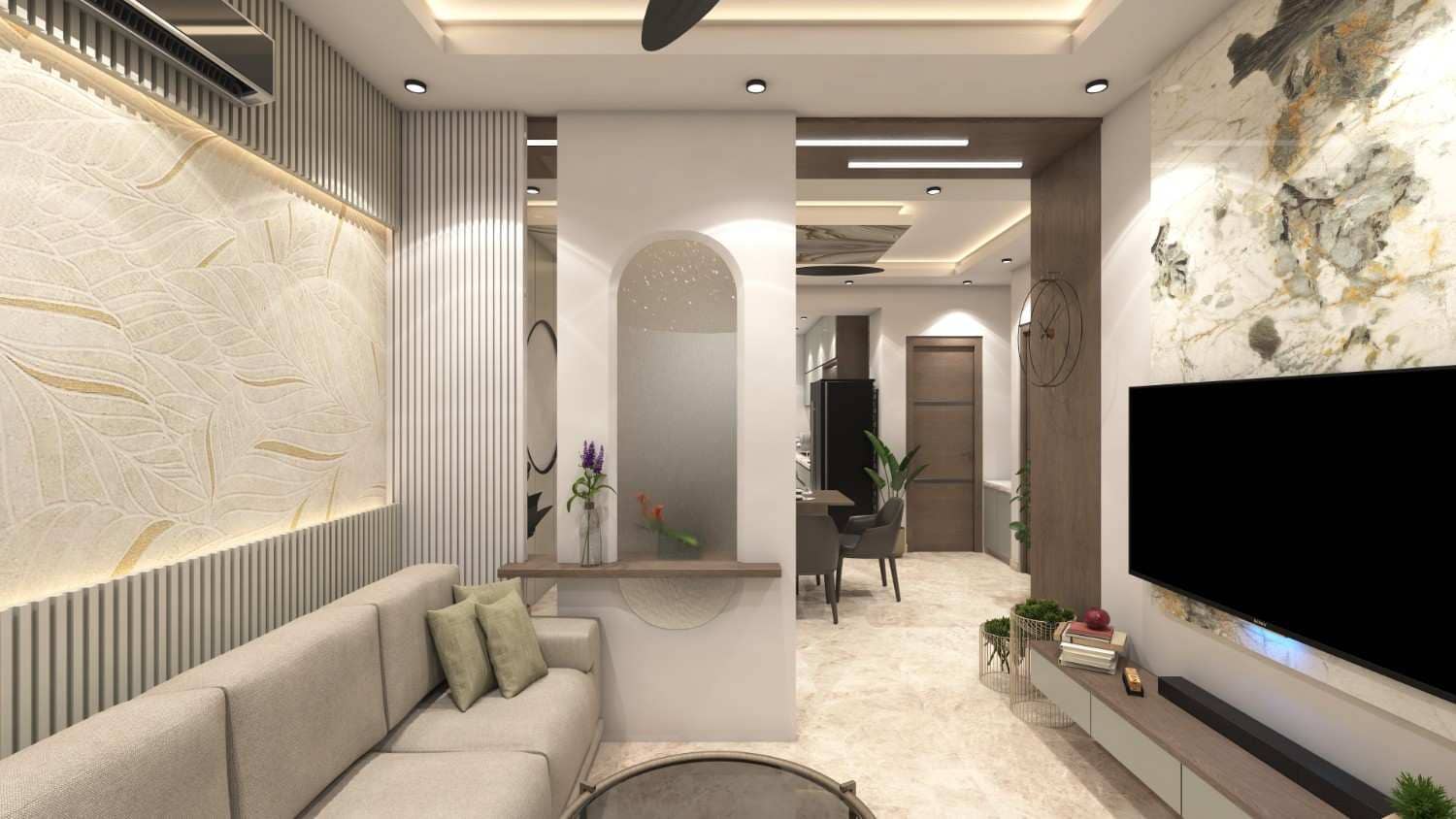 Luxury 2BHK interior