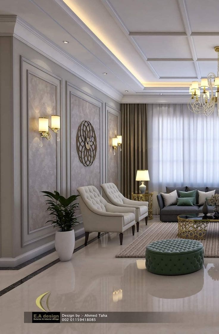 Grand living room design