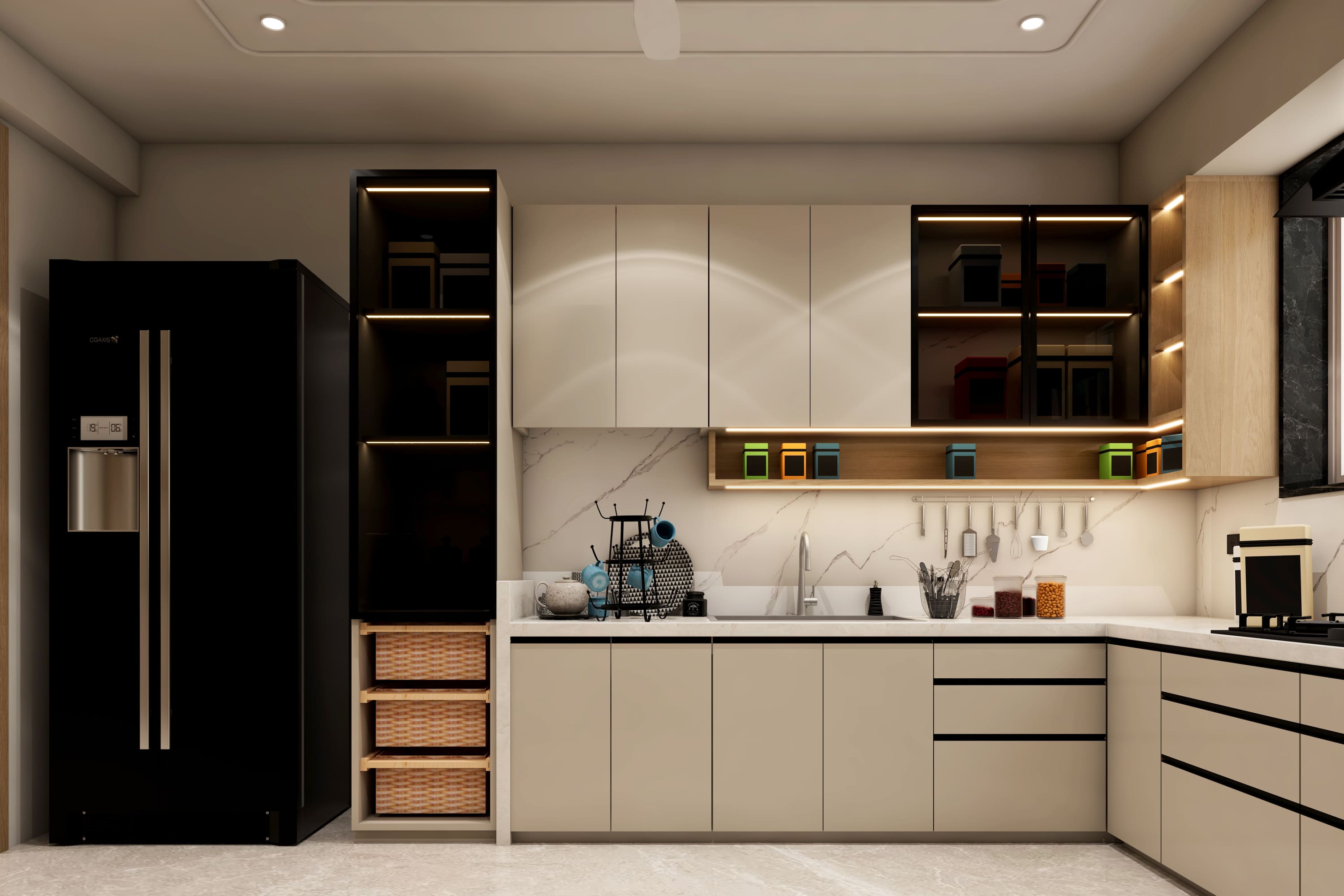 Modular kitchen design by best interior designer Udaipur